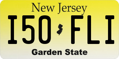 NJ license plate I50FLI