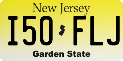 NJ license plate I50FLJ