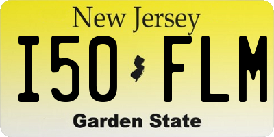 NJ license plate I50FLM