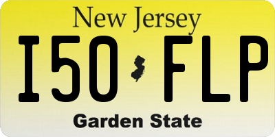 NJ license plate I50FLP