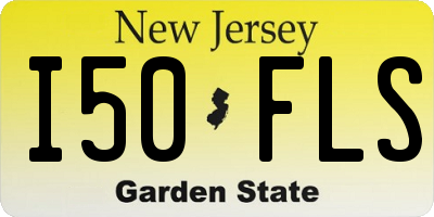 NJ license plate I50FLS