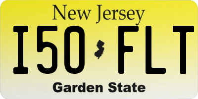 NJ license plate I50FLT