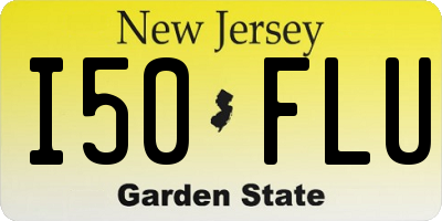 NJ license plate I50FLU