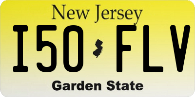 NJ license plate I50FLV