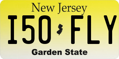 NJ license plate I50FLY