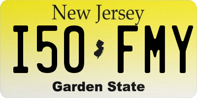 NJ license plate I50FMY