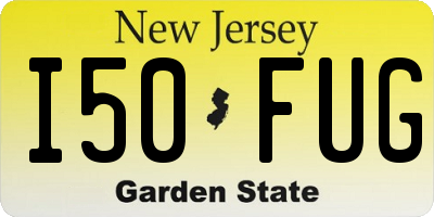 NJ license plate I50FUG