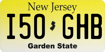 NJ license plate I50GHB