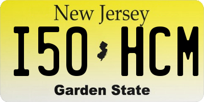 NJ license plate I50HCM