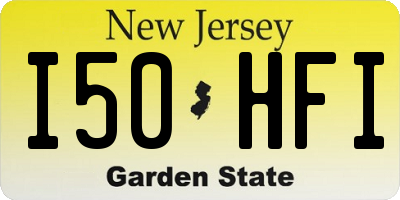 NJ license plate I50HFI