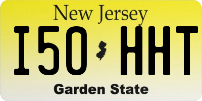 NJ license plate I50HHT