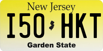 NJ license plate I50HKT