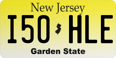 NJ license plate I50HLE