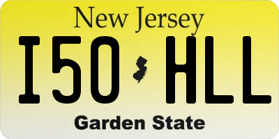 NJ license plate I50HLL