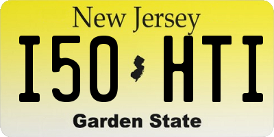 NJ license plate I50HTI