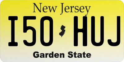 NJ license plate I50HUJ