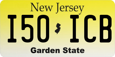 NJ license plate I50ICB