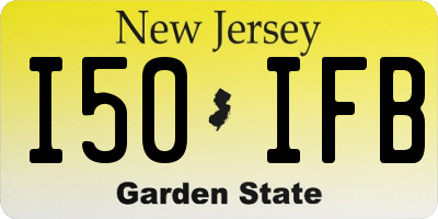 NJ license plate I50IFB
