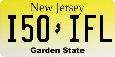 NJ license plate I50IFL