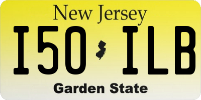 NJ license plate I50ILB
