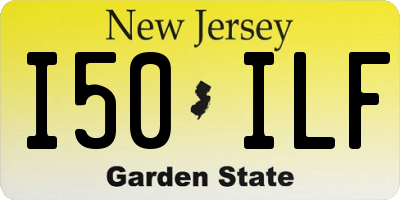 NJ license plate I50ILF
