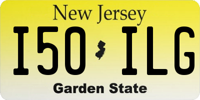 NJ license plate I50ILG