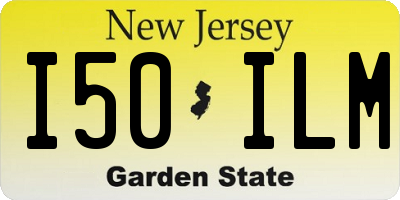NJ license plate I50ILM