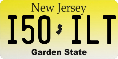 NJ license plate I50ILT