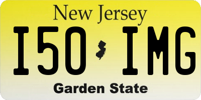 NJ license plate I50IMG