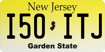 NJ license plate I50ITJ