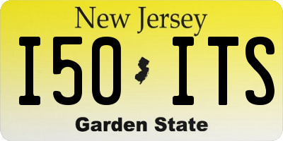 NJ license plate I50ITS
