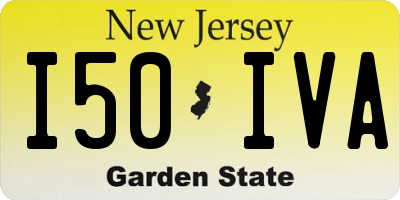 NJ license plate I50IVA
