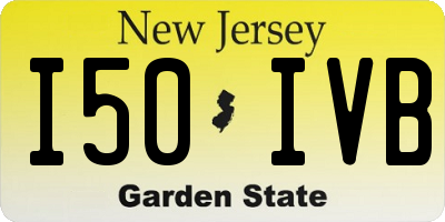 NJ license plate I50IVB