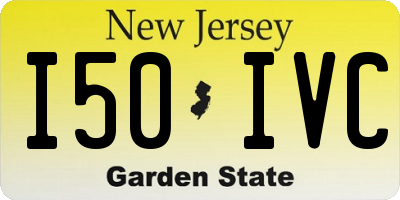 NJ license plate I50IVC
