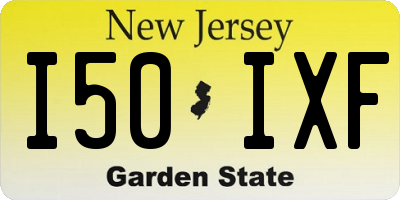 NJ license plate I50IXF