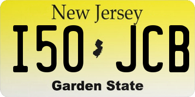 NJ license plate I50JCB
