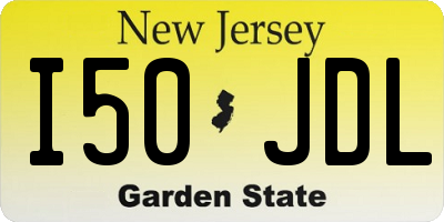 NJ license plate I50JDL