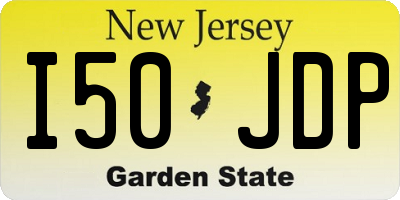 NJ license plate I50JDP