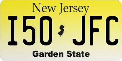 NJ license plate I50JFC