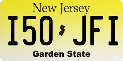NJ license plate I50JFI