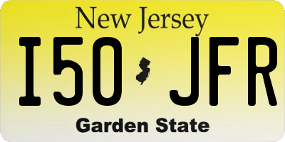 NJ license plate I50JFR
