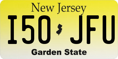 NJ license plate I50JFU