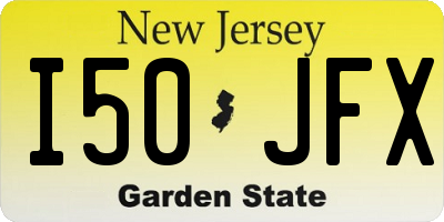 NJ license plate I50JFX