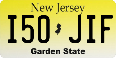 NJ license plate I50JIF