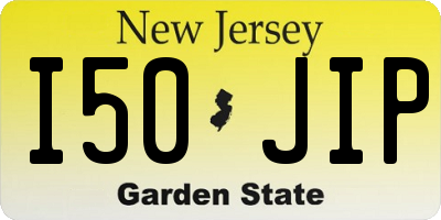 NJ license plate I50JIP