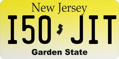 NJ license plate I50JIT
