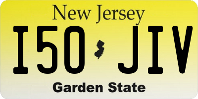 NJ license plate I50JIV