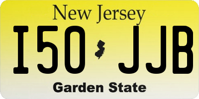 NJ license plate I50JJB