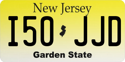 NJ license plate I50JJD