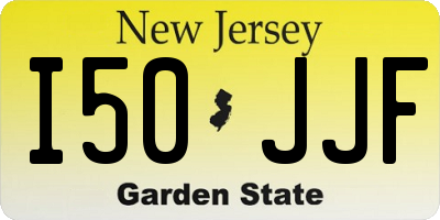NJ license plate I50JJF